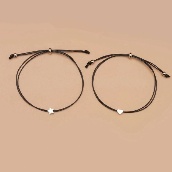 3/$24 Morse Code Bracelet Mother Daughter Mantra Bracelet Set of 2 - Picture 3 of 4